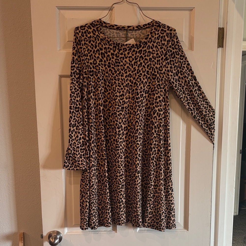 Leopard Print women’s Dress